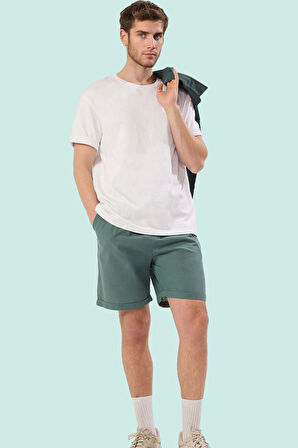Erkek Pamuklu Relaxed Fit Kısa Şort Rahat Günlük Stil Hafta Sonu Yaz Aylarının Vazgeçilmezi