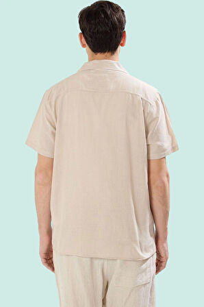 Erkek Basic Relaxed Fit Kısa Kollu Gömlek Pamuklu Günlük Kullanım Yaz Aylarının Vazgeçilmezi