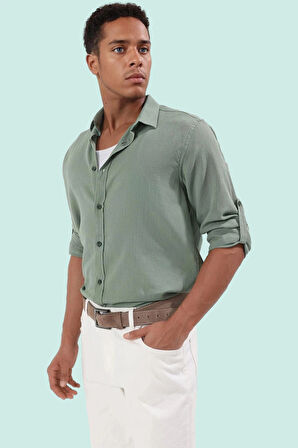 Erkek Regular Fit Gömlek Pamuk Günlük Kullanım Kaliteli Malzeme Yaz Aylarının Vazgeçilmezi