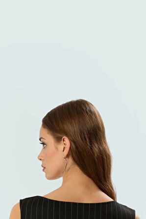 Fitted İnterlok Örme Bluz Havuz Yaka Yazlık Casual Tarz Zarifane Tasarım Dayanıklı Malzeme