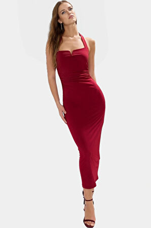 Maxi Bodycon Örme Elbise Yazlık Şık Premium Kalite Rahat Ve Kullanım