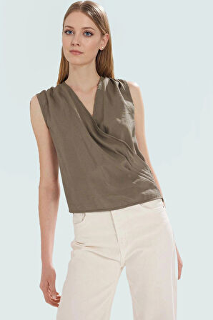 Kadın Viskoz Melfi Dokuma Bluz Yazlık Günlük İş Kaliteli İşçilik Uzun Ömürlü Özel Tasarım