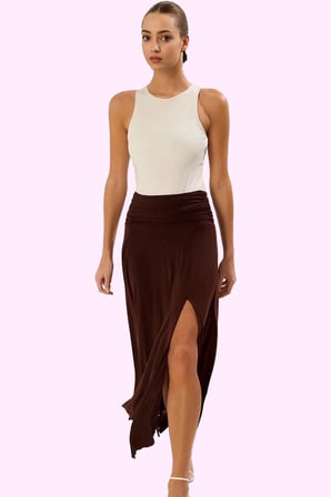 Kadın Maxi Etek Yüksek Bel A line Kalıp Örme Kumaş Yaz Aylarının Vazgeçilmezi Günlük Kullanım