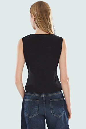 Kaşkorse Bisiklet Yaka Crop Bluz Pamuklu Günlük Tarz Zarifane Tasarım Modern Stil