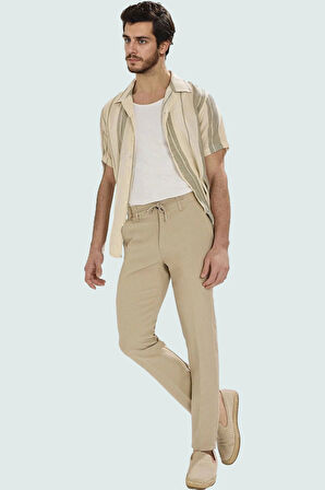 Erkek Slim Fit Boru Paça Pantolon Regular Boy Günlük Kombinler Hafta Sonu Kaliteli Malzeme