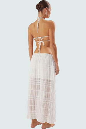 Şifon Bluz Etek Takım Yazlık Plaj Elbisesi Rahat Kesim Uzun Ömürlü Profesyonel Görünüm Şık