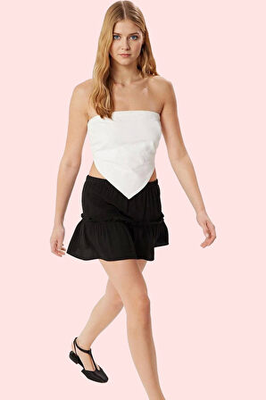 Kadın Kısa Şort Etek Geniş Paça Maroken Dokuma Günlük Kullanım Hafta Sonu Kaliteli Malzeme