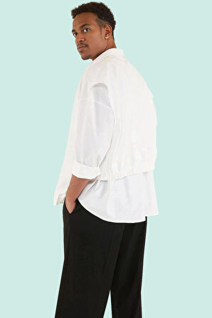 Kadın Unisex Oversize Fit Gömlek Düz Desen Günlük Kullanım İçin Yaz Aylarının Vazgeçilmezi