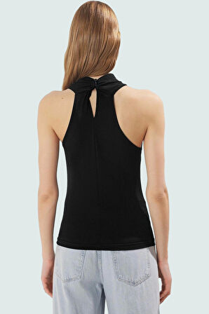 Fitted Sandy Örme Bluz Günlük Yaz Koleksiyonu Rahat Ve Şık Uzun Ömürlü Görünüm