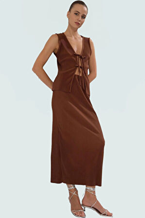 Kadın Pilise Örme Bluz Etek Takım Yüksek Bel Yazlık Casual Mükemmel Uyum Kalite