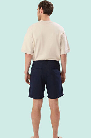 Erkek Pamuklu Düz Desenli Şort Boru Paça Rahat Yaz Günlük Kombin Hafta Sonu Modern Tasarım