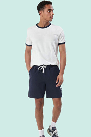 Erkek Şort Manhattan Nakışlı Straight Kesim Kısa Boy Spor Aktiviteler Yaz Aylarının Vazgeçilmezi