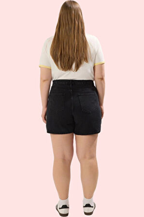 Kadın Denim Şort Etek Yüksek Bel Geniş Paça Pamuklu Günlük Kombinler Yaz Aylarının Vazgeçilmezi