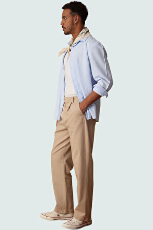 Erkek Straight Gabardin Pantolon Pamuklu Renk Rahat Günlük Kullanım Yaz Aylarının Vazgeçilmezi