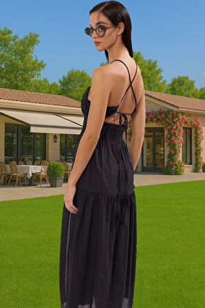 Oversize Maxi Pamuklu Plaj Elbisesi Yazlık Şık Tarz Modern Stil Kaliteli İşçilik Uzun Ömürlü