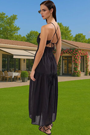 Oversize Maxi Pamuklu Plaj Elbisesi Yazlık Şık Tarz Modern Stil Kaliteli İşçilik Uzun Ömürlü