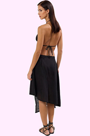 Kadın Midi Anvelop Plaj Etek Pamuk Yaz Aylarının Vazgeçilmezi Günlük Kullanım Modern Tasarım