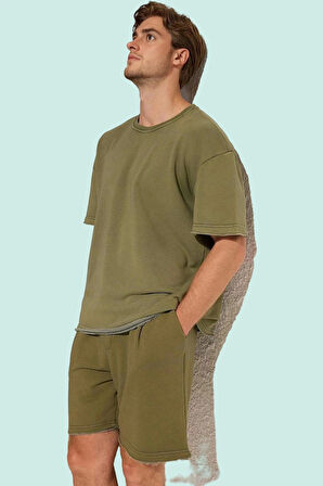 Erkek Geniş Kesim Kısa Şort Pamuk Rahat Günlük Stil Özel Günler Yaz Aylarının Vazgeçilmezi