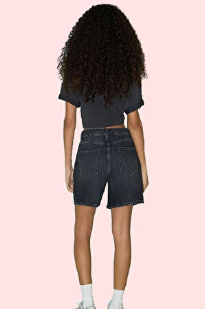 Kadın Geniş Paça Bermuda Şort Pamuk Günlük Yaz Kombinleri Özel Günler Stilin Buluştuğu Yer