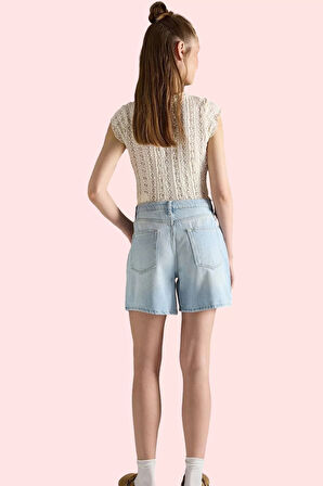 Kadın Geniş Paça Bermuda Şort Pamuk Günlük Yaz Kombinleri Özel Günler Stilin Buluştuğu Yer