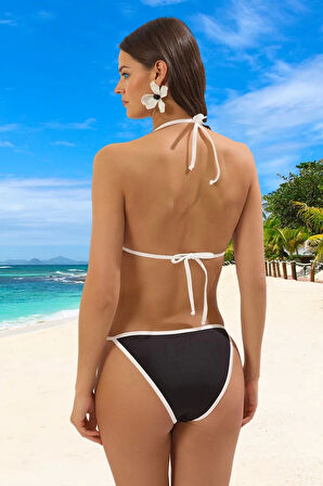 Üçgen Bikini Takımı Şık Detaylı Özel Tasarım Premium Kalite Esnek Kumaş