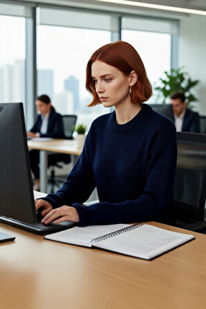 Kadın Oversize Triko Kazak Geniş İspanyol Kol Bisiklet Yaka Düz Dokulu Kışlık Basic Model Kaliteli