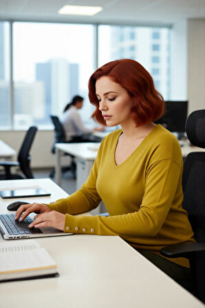 Kadın V Yaka Düğme Detaylı Triko Kazak Günlük Şıklık Ve Konfor Sunan Uzun Kollu Tasarım Kaliteli