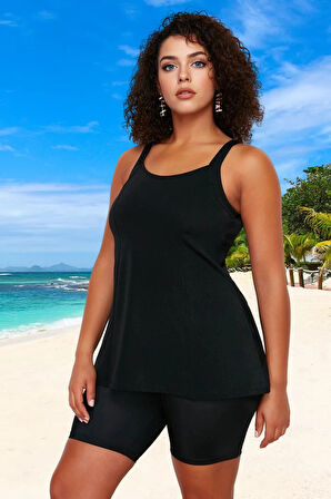 Konforlu Rahat Kesim Büyük Beden Mayo Geniş Hızlı Kuruyan Plaj Ve Havuz İçin