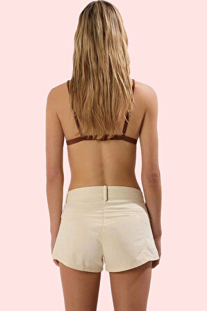 Kadın Yazlık Kısa Denim Şort Rengi Normal Bel Pamuk Plaj Modası Yaz Aylarının Vazgeçilmezi