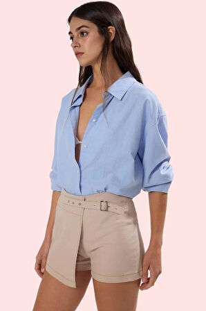 Kadın Mini Şort Etek Gabardin Kumaş Günlük Yaz Kombinleri Özel Günler Stilin Buluştuğu Yer