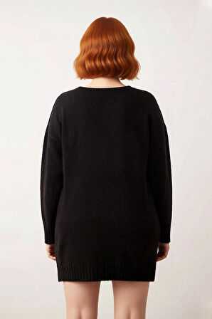 Kadın Kayık Yaka Regular Kalıp Triko Kazak Düz Desen Konforlu Şıklık Sunan Temel Parça Kaliteli