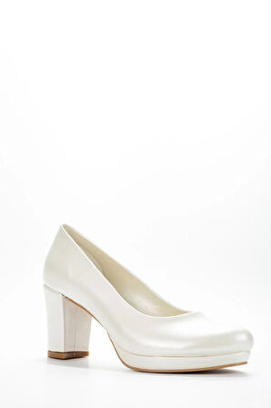 Kadın Moda Şık Sedef Klasik Topuklu Ayakkabı Topuklu Düğün Nişan Gece Abiye Ayakkabı