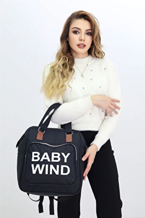 Termal Bölmeli Anne Bebek Bakım Çantası Omuz Askılı Bebek Arabası Uyumlu Geniş Hacimli Omuz Çantası