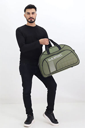 Yeşil Spor ve Seyahat Çantası – Ayakkabı Bölmeli, Su Geçirmez, Omuz Askılı Antrenman Çantası