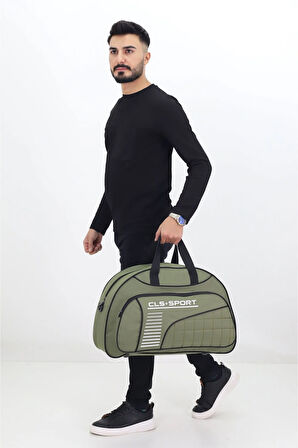 Yeşil Spor ve Seyahat Çantası – Ayakkabı Bölmeli, Su Geçirmez, Omuz Askılı Antrenman Çantası