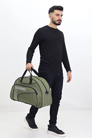 Yeşil Spor ve Seyahat Çantası – Ayakkabı Bölmeli, Su Geçirmez, Omuz Askılı Antrenman Çantası