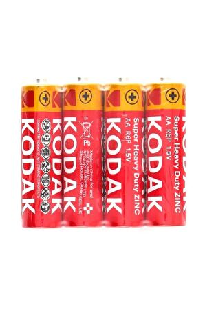 Kodak Aa Pil Super Heavy Duty Çinko Karbon Kalem Pil 60 Adet