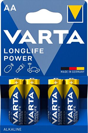 Aa Longlife Power 4'lü Alkaline Kalem Pil - Mavi