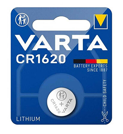 Varta CR1620 3v Lityum Pil Tekli Blister Ambalaj