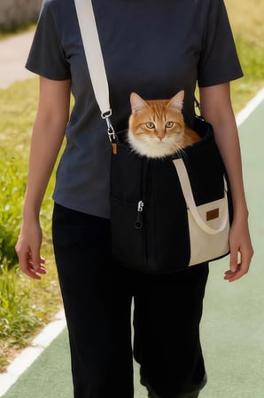 Patibag Su Geçirmez Kedi ve Köpek Taşıma Çantası
