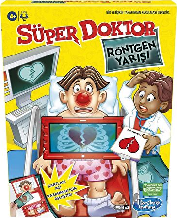 Süper Doktor Röntgen Yarışı Hasbro Kutu Oyunu