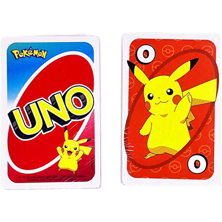 Uno Pokemon Özel Seri Uno Oyun Kartları