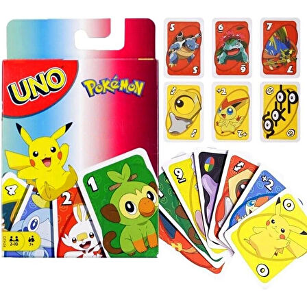 Uno Oyun Kartı Pokemon Serisi Özel Kartlar