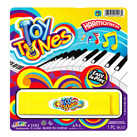 Mızıka Eğitici Oyuncak Toy Tunes Harmonika Sarı