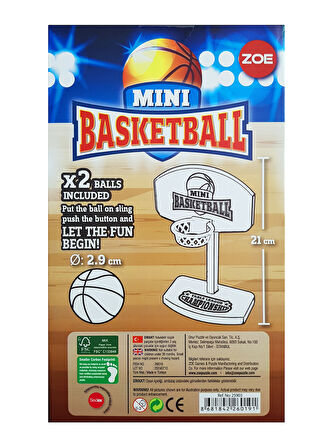 Mini Basketbol Oyun Seti Parmak Basket