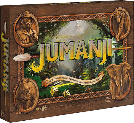 Spin Master Games Jumanji Cesur Maceracı Aksiyon Dolu Aile Kutu Oyunu