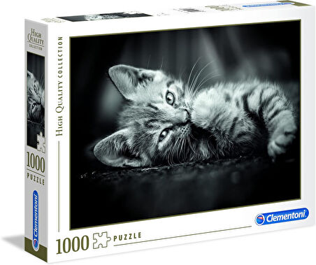 Clementoni Kedi Yavruları 1000 Parça High Quality Collection Yetişkin Puzzle Kitty Clemkit
