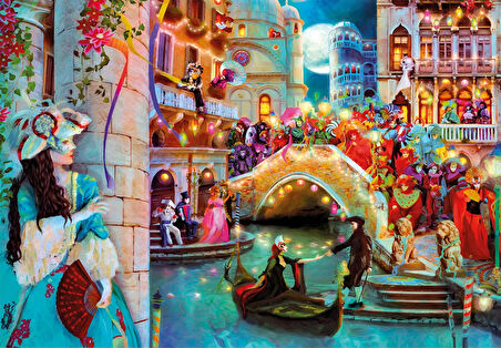 Clementoni Carnival Moon 1000 Parça High Quality Collection Yetişkin Puzzle