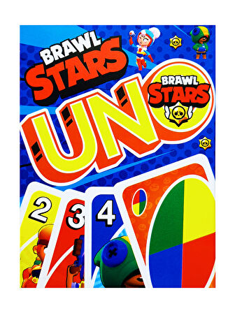 Uno Brawl Stars Oyun Kartı Resimli Uno Oyun