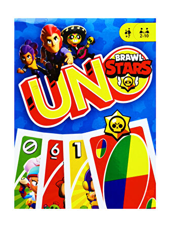 Uno Brawl Stars Resimli Oyun Kartı